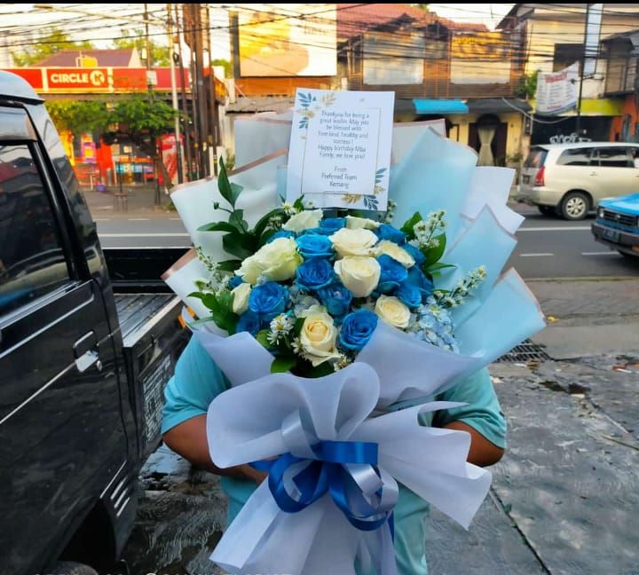 Karangan bunga tangan